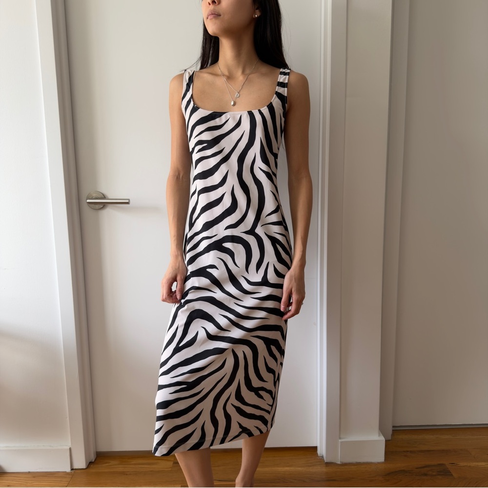 Zebra Print Salma Dress